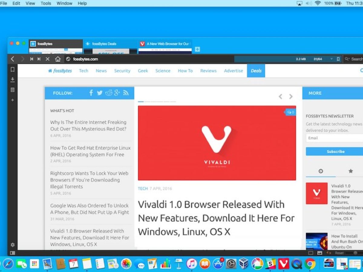 Vivaldi Browser Download For Mac